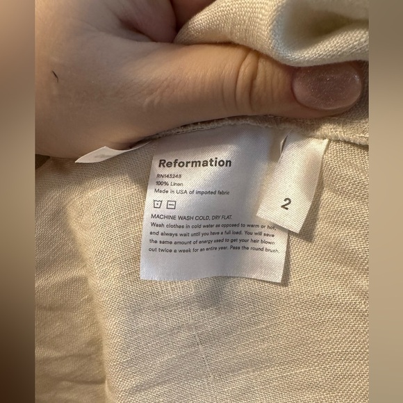 Reformation Marley Off Shoulder Midi Dress, Size 2 - Picture 11 of 12